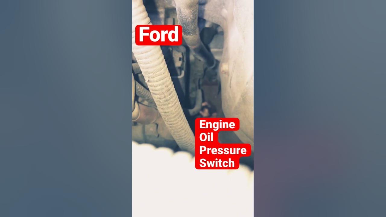 Engine oil pressure switch location of ford figo fiesta youtube