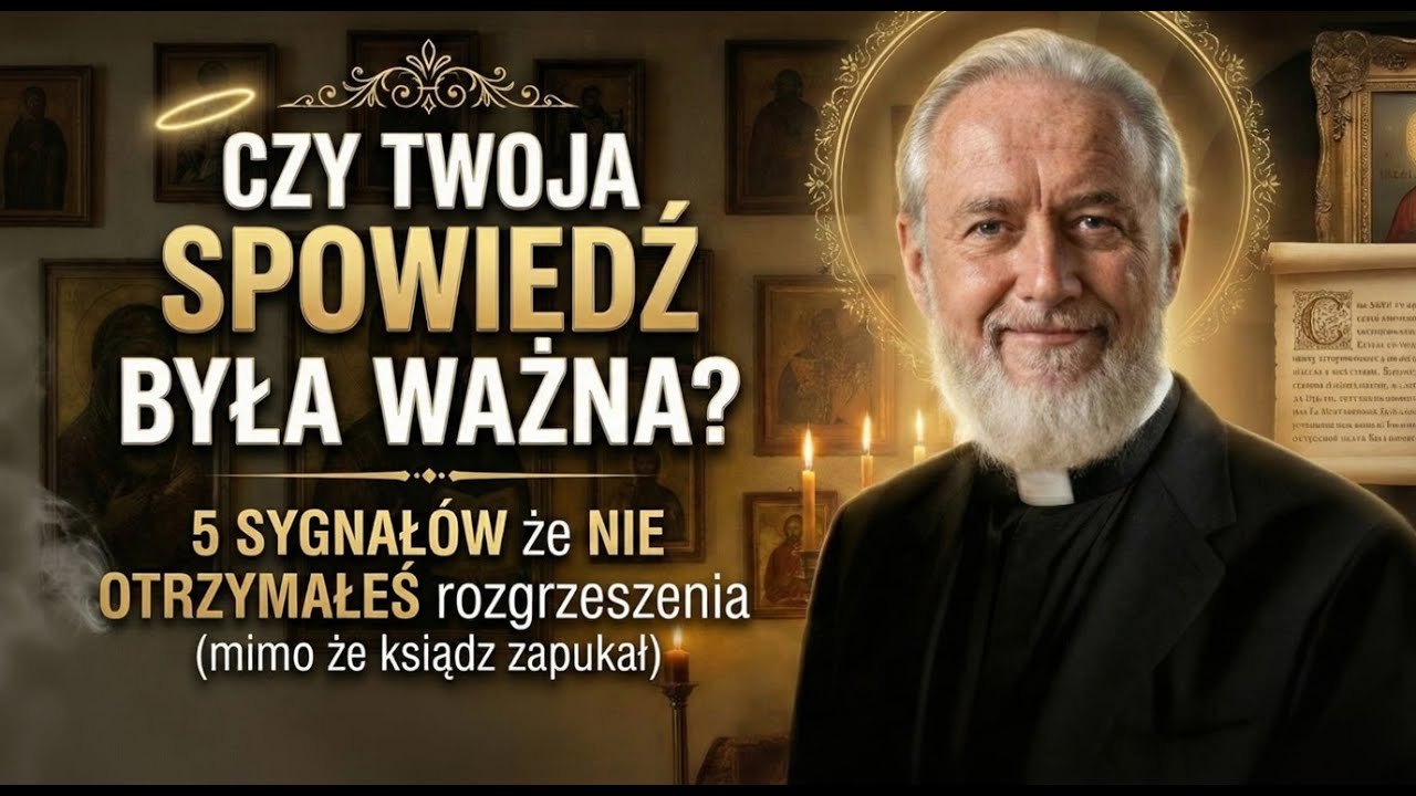 CZY TWOJA SPOWIEDŹ BYŁA WAŻNA? 5 sygnałów ostrzegawczych, że nie otrzymałeś rozgrzeszenia