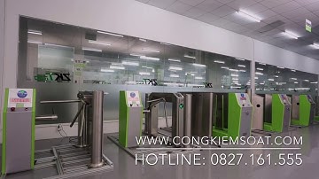 QUY TRÌNH SẢN XUẤT CỔNG AN NINH XOAY 3 CÀNG TRIPOD ZKTECO