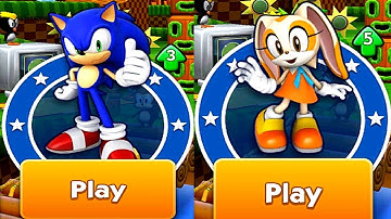 Sonic Dash Sonic VS Cream Gameplay (iOS, Android) Part 1
