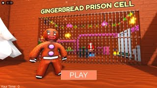 Roblox GINGERBREAD'S PRISON RUN การวิ่งหนีคุกของขนมปังขิง screenshot 1