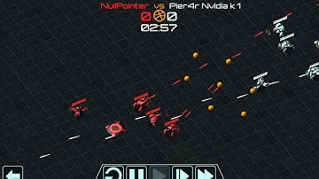 When even the best players make mistakes. Gladiabots 5.3.1, Nvidia shield k1.