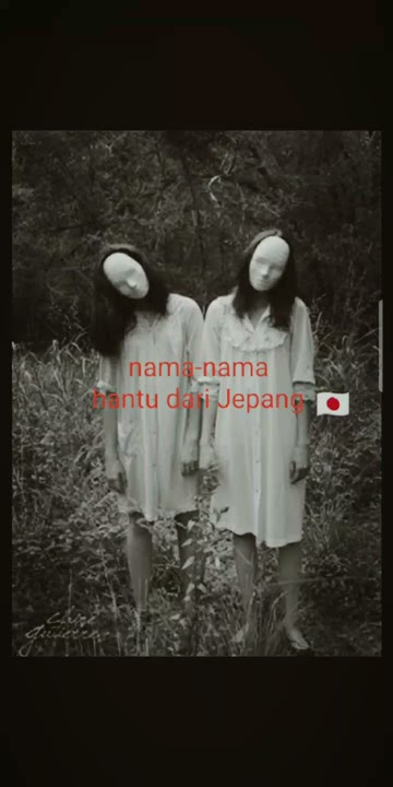 nama-nama hantu dari Jepang 🇯🇵