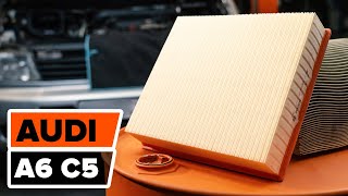 Kako zamenjati Zracni filter AUDI A6 (4B2, C5) - priročnik