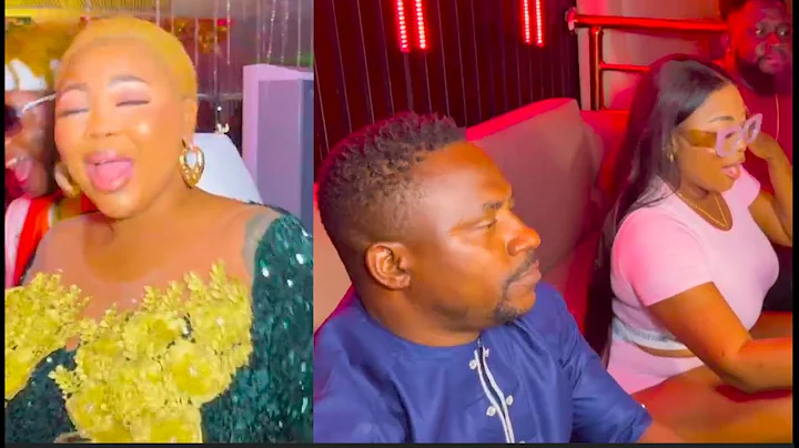 Segun Ogungbe's Wife Dance With Ayo Olaiya As Her Husband Watch At His 1million Dollars Premiere