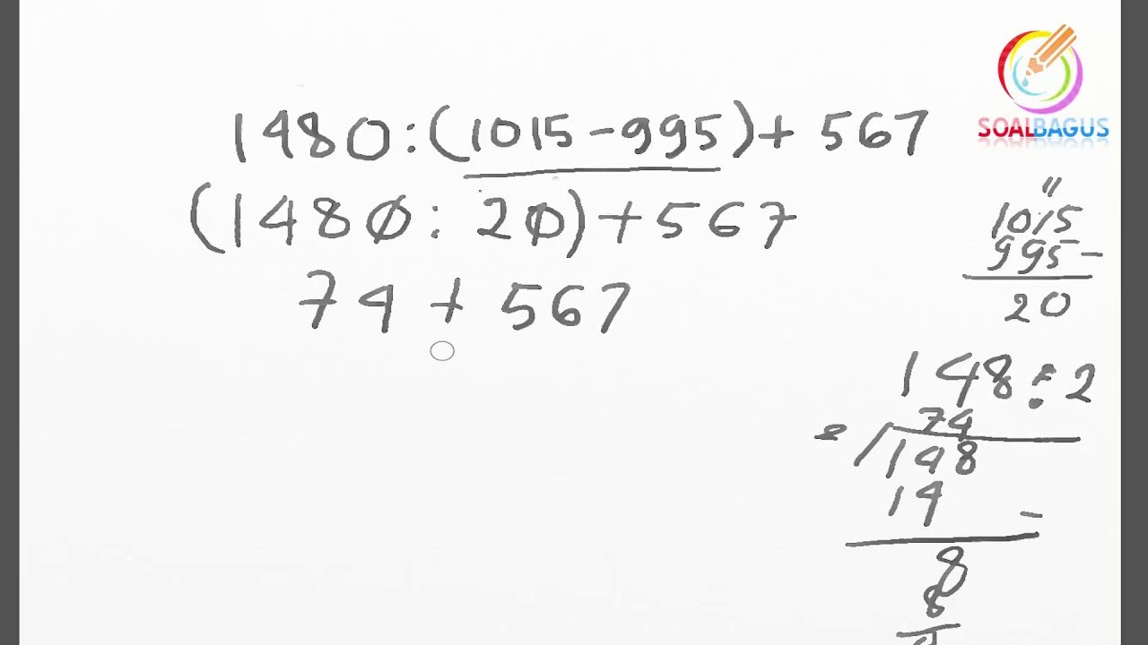  Soal  UN  Matematika SD Soal  Campuran 