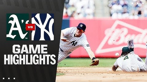 A's vs. Yankees Game Highlights (6/28/25) | MLB Highlights