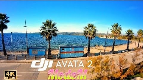 DjiAvata2 On The Beach🇲🇫Real Speed 25mph Mode M
