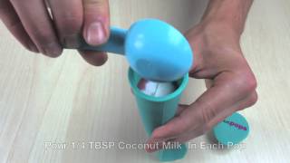 Strawberries And Cream Popsicle Recipe Using Leanpops Popsicle Molds