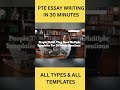 PTE Essay Writing in 30 Minutes - All Types &amp; All Templates| Edutrainex PTE