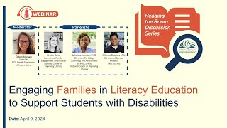 Reading the Room - Engaging Families in Literacy Education to Support Students with Disabilities