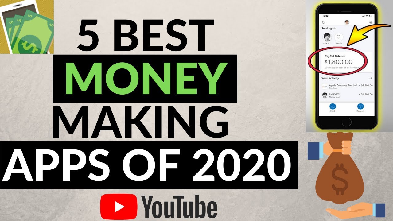 5 BEST Money Making Apps 2020 - YouTube