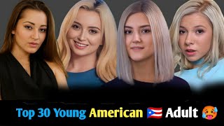 Top 30 Young Adult Actresses 2026 | Rising P**star🤩 | Most Popular Young Female Celebrities