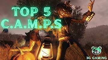 Fallout 76: TOP 5 #3ggaming #bethesda #fallout76 #fallout76camps #gaming #top5