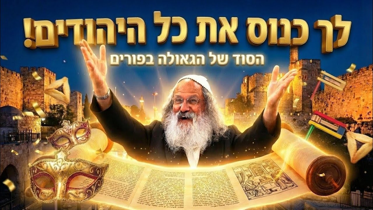 פורים: הסוד של הגאולה 🤫 | הרב נתן נחום | 16.2.26