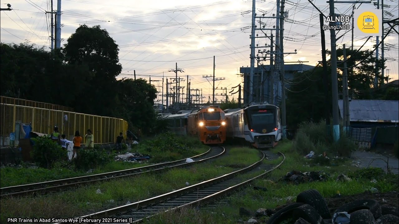 PNR Trains in Abad Santos Wye [February 2021 Series 1] *PT INKA DHL and DMU meet!