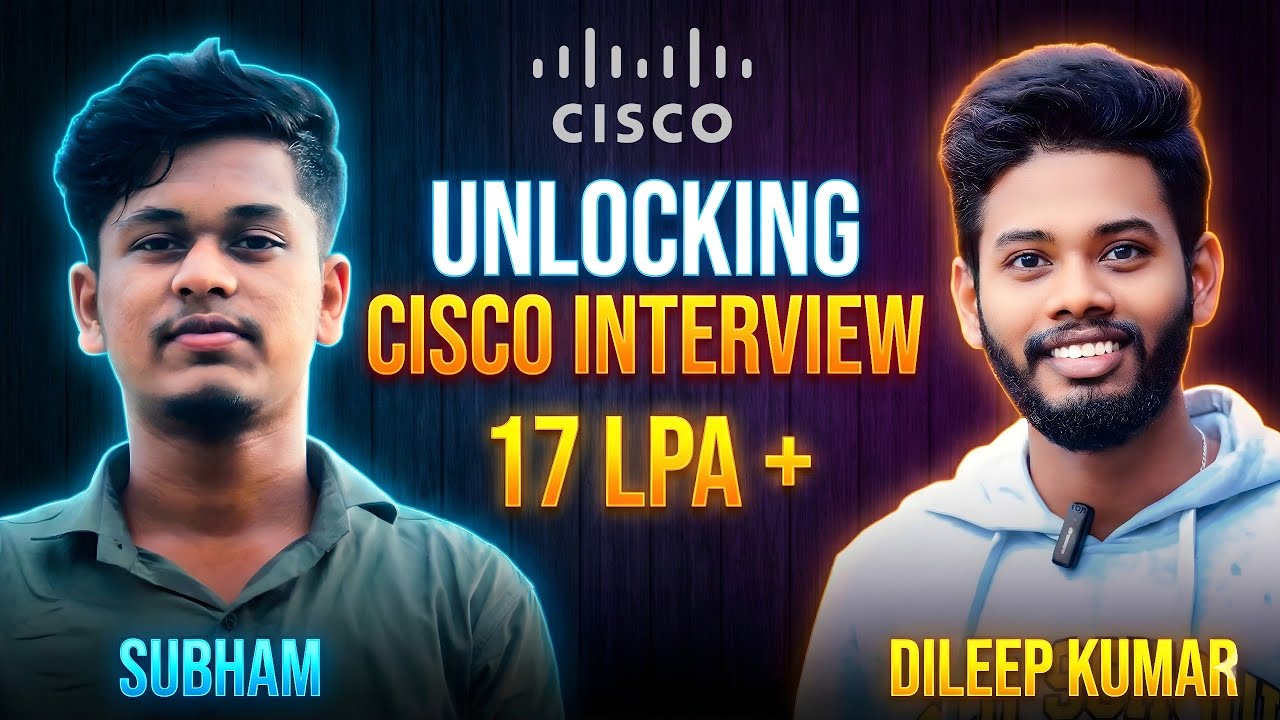 Cisco Interview Experience 2025 | Tips & Insights ft. Subham Sahu 