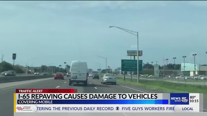Drivers seeing cracked windshields and more damage from I-65 resurfacing project