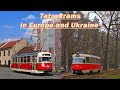 Tatra trams in Europe and Ukraine