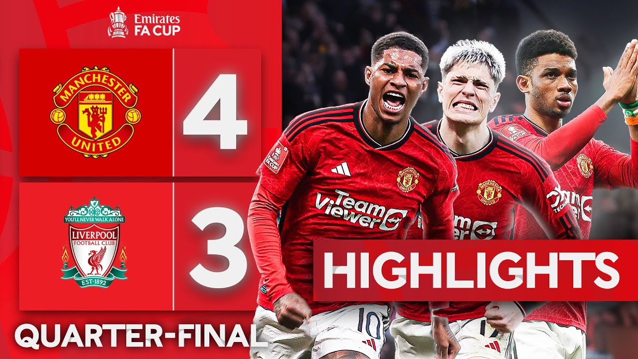 Video highlights for Manchester United 4-3 Liverpool