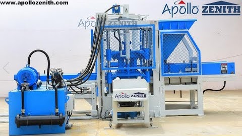 Made-In-India ZN400 automatic concrete block making machine