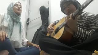 Duet maut Arabic! Asabaka 'Eshkon (أصابك عشق) - cover version Egyptian feat. Indonesian!