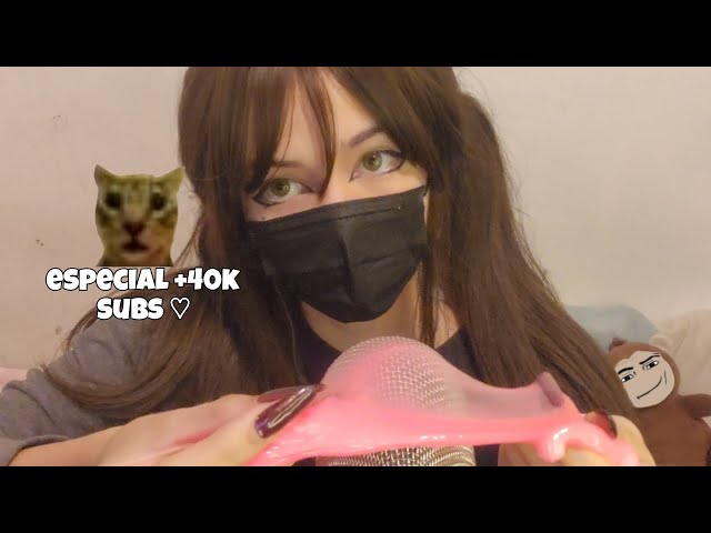 asmr español ♡ con juguetes para ASMR | Especial 40k