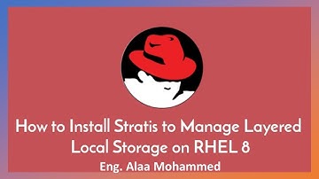 Chapter 8. Managing Storage With Stratis in Arabic  (Eng.Alaa Mohammed) Part I