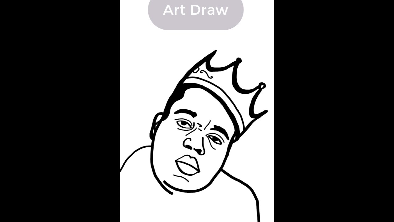 The Notorious B.I.G. Drawing - YouTube