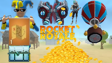 Rocket Royale- Pirate Ship Event + Hot Air Baloon Event And 2 Jumpjets!- Gameplay #40