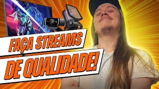 Setup Perfeito para Streamar com Qualidade EXCELENTE! 🎥