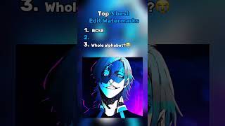 Which watermark do you like the most? #edit #watermark #viral #funny #shorts