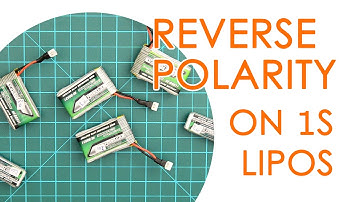 How to reverse polarity on 1s lipo batteries (ft. Turnigy nano-tech 1s 750mah 300mah) - EASY FIX