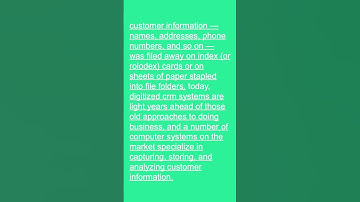 crm | customer relationship management crm #education #crm #mba