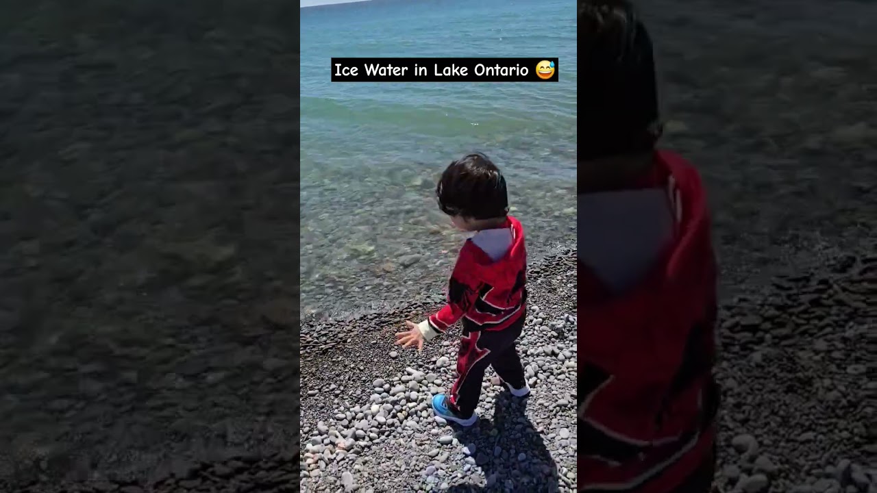 Ice water in Lake Ontario 