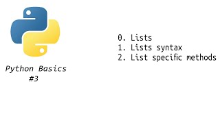 Python Basics For Beginners - Lists And Their Methods
