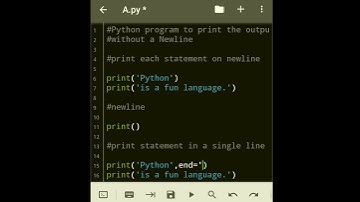 Print the #output without a #newline in #Python