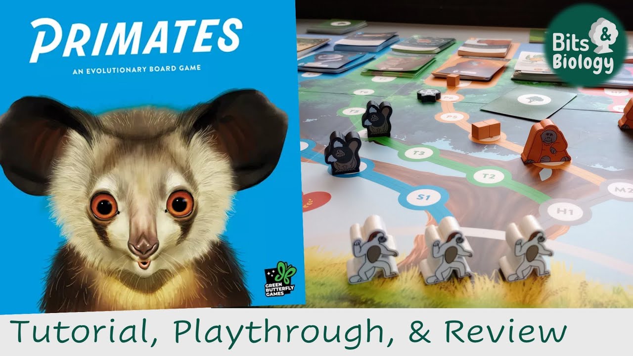 Primates Tutorial, Playthrough, and Review | Bits & Biology