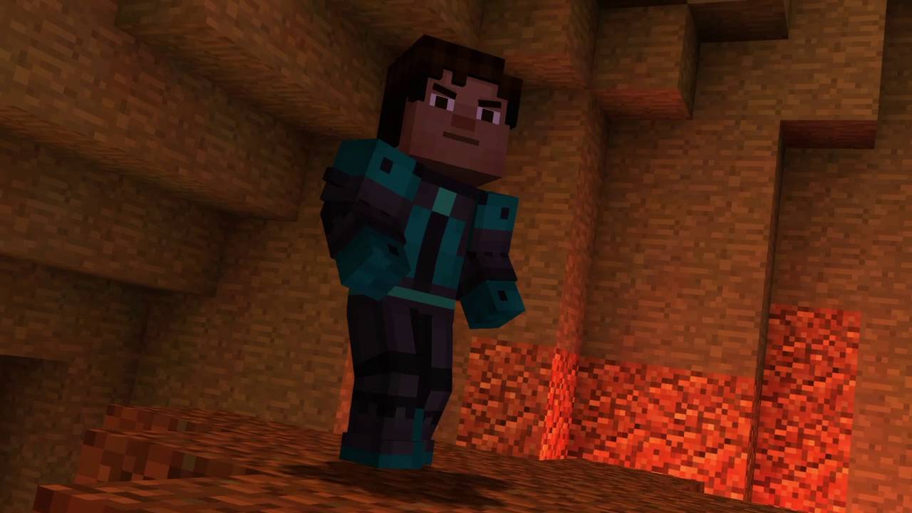 Minecraft Story Mode defeated da white pumpkin part 6 - YouTube