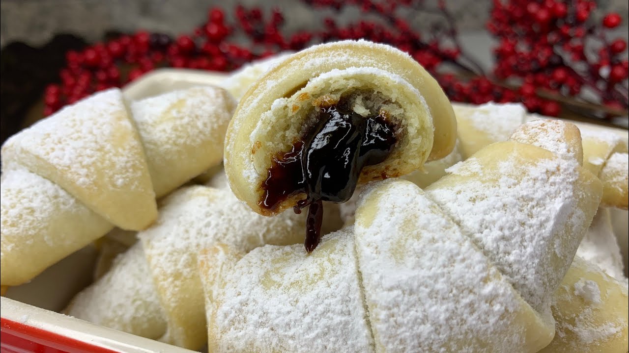 СЛОВЕНСКАЯ КИФЛИЦА | РЕЦЕПТ ПЕЧЕНЬЯ В ФОРМЕ ПОЛУМЕСЯЦА С ДЖЕМОМ