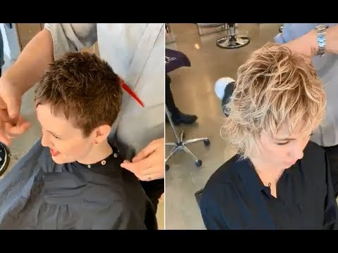 very-short-pixie-haircut-tutorial-for-women-&-layered-bob-haircut-tutorial-step-by-step