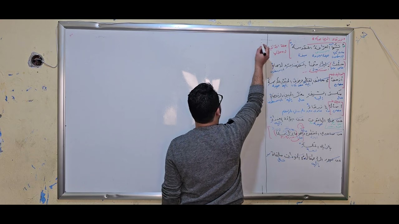 بكالوريا 2024 ، اللهمّ ارحم زوجتي ، وأسكنها الفردوس الأعلى . الجلسة : ٦١ . زرقاء اليمامة ( إعراب )