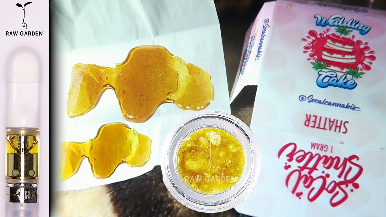 REVIEWING RAW GARDEN WAX CARTRIDGE & SAUCE!! TAKING WEDDING CAKE DABS!!! (WEED HAUL)