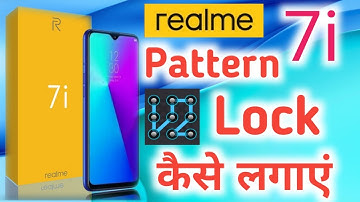 Realme 7i me Pattern Lock Kaise Lagaye I How To Set Pattern Lock in Realme 7i