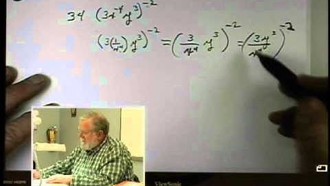 5.1.34 Integer Exponents - Using Rules of Exponents