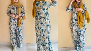 DIY: CO-ORD SET / Shirt with palazzo/Dress set design #naachusworld #cuttingandstitching #diy#sewing screenshot 4