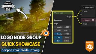 Add Logos In Blender - Compositor Node Group Showcase