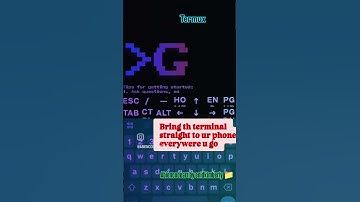 bring ur terminal to ur android phone, code every were u go #termux #terminal #cod #codm #code #code