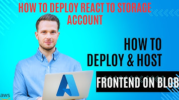How to host a static website with Azure Storage | How to Host a Frontend on Azure Storage Account
