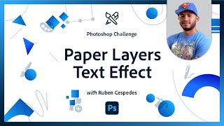 Paper Layers Text Effect | Photoshop Typography Challenge